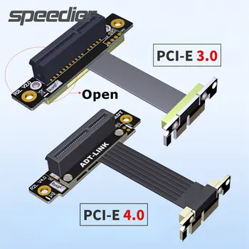 PCIE 4.0 x1 x4 Удлинитель Адаптер-Перемычка Аудио, Беспроводной локальной сети, Riser Card PCI-e от 1x до 4x PCI Express GPU Удлинитель x4 Женский