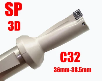WC SP C32 3D SD 36 36,5 37 37,5 38 38,5 мм Uобразное сверло и высокоскоростное сверло Используют пластины WCMX06T308 для расточного станка