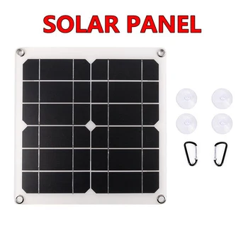 Комплект солнечных панелей мощностью 10 Вт, порт зарядного устройства с двумя USB-портами 6 В/5 В, Водонепроницаемые солнечные батареи, переносные солнечные батареи для наружного зарядного устройства для мобильного телефона