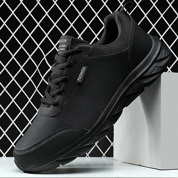Новые мужские кроссовки, весенние модные кожаные кроссовки для бега, уличная обувь для тренировок, Высококачественная Удобная мужская обувь Zapatos